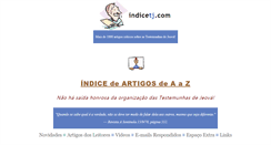 Desktop Screenshot of indicetj.com